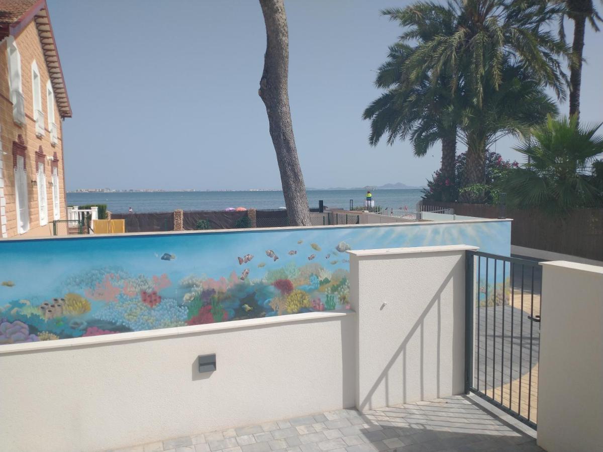 Modern Nieuwbouwappartement Aan Het Strand Van De Mar Menor In Santiago De La Ribera Lo Pagán 외부 사진