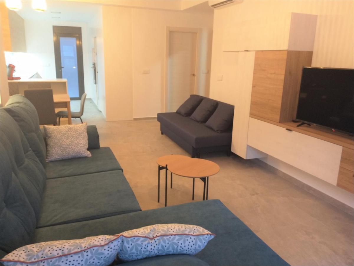Modern Nieuwbouwappartement Aan Het Strand Van De Mar Menor In Santiago De La Ribera Lo Pagán 외부 사진